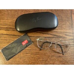 Ray Ban Eyeglasses Frames Only, RB 6414 2501, 55-18-140, Silver